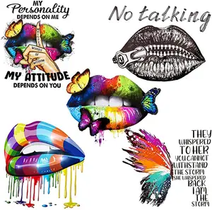 Nhà Máy Tùy Chỉnh Phun Màn Hình In Cho DTF Truyền Nhiệt Có Thể Giặt Và Không Thấm Nước Thiết Kế Cho Báo Chí Nóng Sắt Trên Dán - Product Image 1