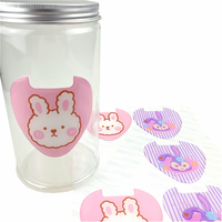 Dôme 3D mignon personnalisé de grande taille étiquette en gel autocollants d'étiquette d'ornement en résine époxy de dessin animé en plastique souple transparent avec colle 3M