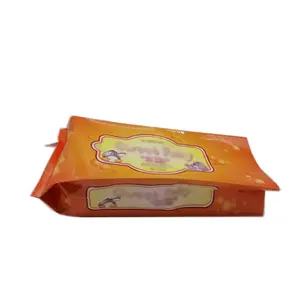 Tùy Chỉnh In Ấn Nhựa Vây Con Dấu Với Gusset Túi Kẹo Bao Bì Pouch Bao Bì Túi Cho Bột Và Thực Phẩm