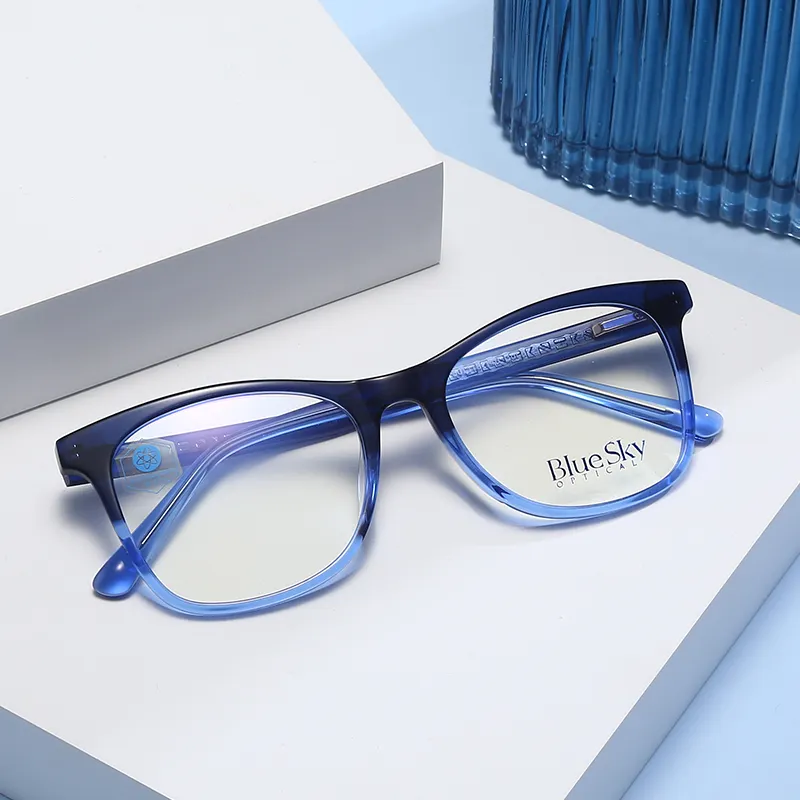 Fashion Promotion Acetate Material Blue Light Optical Frames Eyeglasses Glasses For Men Women