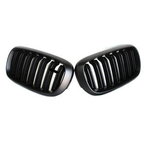 Matte Black Grille for F15 F16 Front Bumper for F15 F16 14-IN 2 Slat Grille for F15 F16 14-IN - Product Image 4