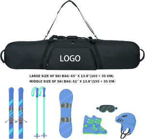 Sac de ski rembourré professionnel pour l'hiver, 155 cm, imperméable, résistant à l'usure, étui de voyage pour <span class=keywords><strong>snowboard</strong></span> avec poche de rangement, personnalisable - Product Image 4