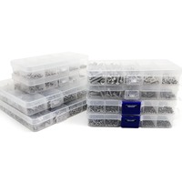 Kit de 100 micro-vis autotaraudeuses pour bois, pour voitures miniatures, produits électroniques, téléphones, M1.2 M1.4 M1.7 M2 M3 M4, en acier inoxydable 304