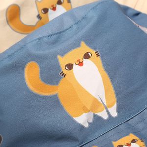 Sombrero de Pescador con Estampado de Gato de Dibujos Animados 2022 para Mujer, Sombrero de Panamá, Gorra de Pesca, Sombrero de Sol de Verano para Regalo de Novia - Product Image 3