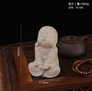 Nuovo Modello di Buddha Maitreya in Resina Cinese Dipinto a Mano per Decorazione Artistica di Armadi Divisori in Sale da Tè e Casa - Product Image 6