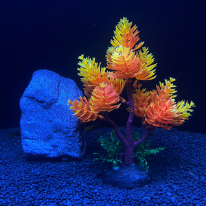 Plantes aquatiques Décorations pour aquarium Simulé Petit arbre Plantes pour aquarium Aquariums et accessoires - Product Image 4