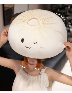 <span class=keywords><strong>Coussin</strong></span> <span class=keywords><strong>en</strong></span> peluche Baozi chinois mignon, super doux, pour canapé, compagnon <span class=keywords><strong>de</strong></span> sommeil, décoration intérieure, souvenir <span class=keywords><strong>de</strong></span> mariage, cadeau - Product Image 3