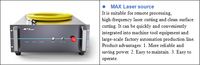 Machine de découpe laser à fibre haute performance 3000W 6000W pour acier inoxydable/acier au carbone/acier doux/aluminium/fer/cuivre