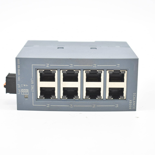 Brand New 100% Original 6GK5008-0BA00-1AB2 SCALANCE XB008 Unmanaged Industrial Ethernet Switch for 10/100 Mbit/s