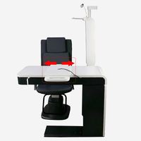 Chaise et table de réfraction motorisées ophtalmiques chaise et support d'optométrie chaise d'unité ophtalmique