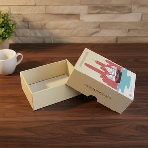 Affirmation <b>Cards</b> Rigid Box Rectangle Ivory Board Four-Color Printing Offset Printed Recyclable <b>Gift</b> Craft Packaging - Product Image 1