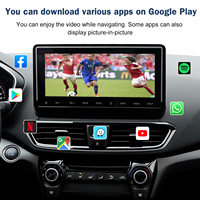 ROAD TOP Android 10 4 + 64G Plug & Play Navigation intégrée 5G WiFi sans fil Android Auto CarPlay AI Box boîte vidéo multimédia