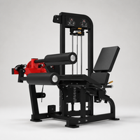 Machine 2-en-1 d'extension et de flexion des jambes assise, équipement de gym commercial, entraîneur musculaire des jambes, machine de musculation et de fitness
