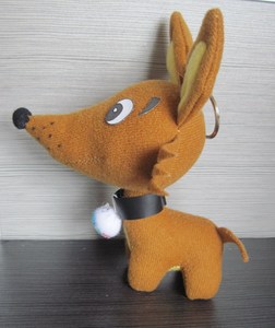 Suministro directo de fábrica Servicio integral Llavero personalizado Felpa Cimy Perro Peluche Animal relleno - Product Image 4