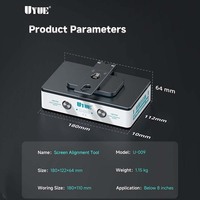 Outil d'alignement d'écran UYUE U-009, machine de positionnement sous vide pour lamination d'écrans LCD OCA, ajustement de la position du verre, réparation de téléphone
