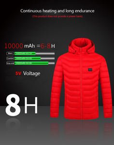 PASUXI Hochwertige Herren-Pilotenjacke Winter-Fleecejacken Warme Verdickte Oberbekleidung Übergröße Winter-Heizjacke - Product Image 5