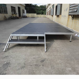 Escenario Portátil de Aluminio para Exteriores con Altura Ajustable, Fácil Montaje y Superficie Antideslizante - Product Image 5