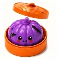 Jouet Squishy RXS Halloween Bun - Forme amusante, doux, non collant, jouet de simulation à récupération lente