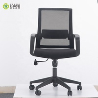 Fauteuil de direction Moderne Élégant De Haute Qualité À Dossier Moyen Personnel Chaise De Bureau En Maille Chaise Pivotante
