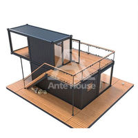 Maison mobile certifiée CE - Maison de conteneur miniature de luxe personnalisée - Maisons préfabriquées modernes en acier léger - Villa en kit