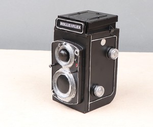 Modèle d'appareil photo vintage Appareil photo décoratif de cinéma en bois antique avec trépied Appareil photo ancien <span class=keywords><strong>rare</strong></span> - Product Image 6