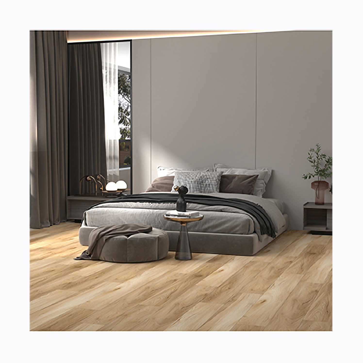 MGM86402L-007 de planche de vinyle imperméable SPC