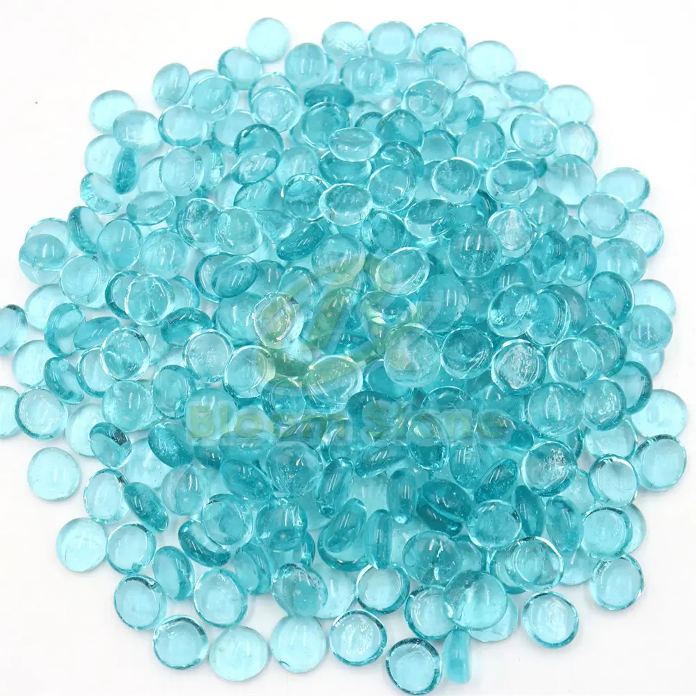 17-19mm gemme di vetro trasparente aqua perle di vetro puro perle di vetro per la decorazione