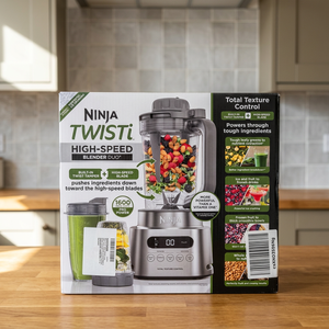 Mixeur haute vitesse Ninja Twisti Duo 1600 W de puissance de pointe, pour smoothies, jus et boissons glacées, idéal pour la maison et l'hôtel - Product Image 3