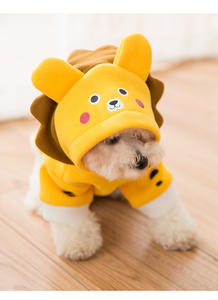 Sudadera con capucha <span class=keywords><strong>de</strong></span> poliéster para perro, diseño <span class=keywords><strong>de</strong></span> León, venta al por mayor, fabricante - Product Image 2