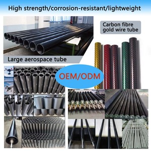 <span class=keywords><strong>Tubo</strong></span> de Fibra de Carbono 100% de Alto Módulo Ultraligero de Alta Precisión, Diámetro Exterior de 38 mm - Product Image 5