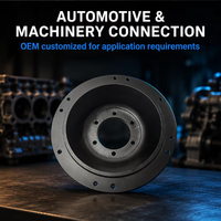 Bride de moteur haut de gamme, bride de connexion en fonte ductile OEM sur mesure, pièces de rechange moulées pour l'automobile et la machinerie
