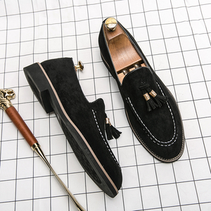 Nuovo Design Mocassini Slip-on con Nappe in <span class=keywords><strong>Camoscio</strong></span> alla Moda, <span class=keywords><strong>Scarpe</strong></span> Eleganti da <span class=keywords><strong>Uomo</strong></span> Traspiranti in <span class=keywords><strong>Camoscio</strong></span> di Lusso, Taglie Grandi - Product Image 2