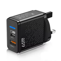 Chargeur mural USB C Cantell 12W A+C, bloc de charge rapide, chargeur USB C, adaptateur secteur USB C