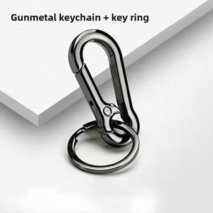 Fast Shipping Metal Keychain Keyring <b>Clip</b> Holder Organizer for Home Car Keys Men Women Outdoor Travel Gear Small MOQ DDP RTS - Product Image 3