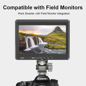 Giá đỡ màn hình máy quay bằng hợp kim nhôm Medarig, kẹp giày lạnh, vít 1/4, xoay 360 độ, nghiêng 180 độ, dành cho màn hình trường 5-7 inch, Atomos Ninja V - Product Image 5