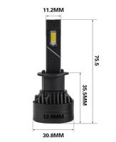 Ampoule de phare LED F3 H11 45W 6063LM 6000K Haute Luminosité Remplacement de Phare de Voiture Amélioration de l'Éclairage Automobile Pièces de Rechange Après-Vente