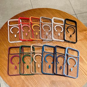 Custodia Magnetica Colorata per iPhone 18 Pro Max, Cover Posteriore Trasparente in Acrilico per iPhone 18 Pro 17 Pro Max 16 15 14 13 12 11 - Product Image 3