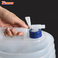 Puits d'inspection SGS 3 Ltr 5 Litro 8 Litres 10 L 15 Litres Tambours à eau pliants portables pour camping en plein air randonnée