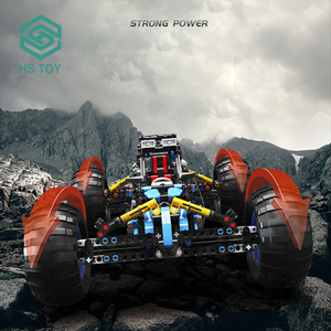 Bloques de Control de aplicación HS <span class=keywords><strong>2</strong></span>,4 Ghz, Kit de montaje de STEM educativo, coche de juguete programable de ciencia con 466 Uds. - Product Image 3