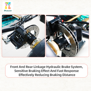 Châssis de karting Zhuoyuan KZ Category, karting à essence avec levier de vitesses, karting de course, châssis de karting pour adultes avec jantes - Product Image 5