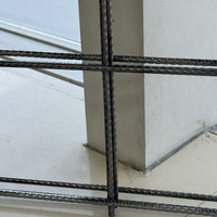 Grillage de Trench à Mailles Plates Galvanisé à Chaud UNIMETAL SL82 A193 Q257 A142 A393 A252 8x8-2x2 pour Dalles de Béton