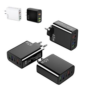 Black Color <b>UK</b> <b>Plug</b> <b>Adapter</b> EU 65w Portable Fast Charging Power Wall Charger <b>Adapter</b> for Hotel - Product Image 2