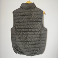 Chaleco Acolchado Ligero de Lona para Hombre, Sin Mangas, Cálido para Invierno, Estilo Casual, Impermeable