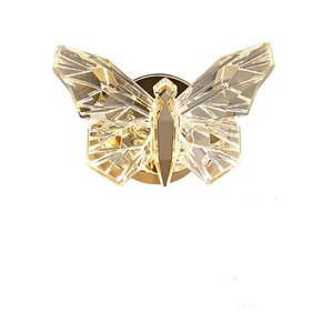 Lampe murale papillon créative nordique pour chambre à coucher, chevet, mur de fond de salon simple, lampe murale pour couloir et escalier - Product Image 5