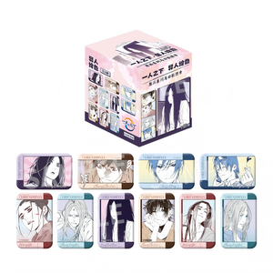 Lot de 30 boîtes Chaokewan The Outcast Original Art Hui Se Series – Badges rectangulaires en boîte mystère – Articles de collection – Jouets tendance - Product Image 1