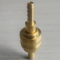 Acoplador rápido de tipo europeo, Conector de lengüeta para manguera, junta de conexión de compresor de aire 1/4, tipo alemán