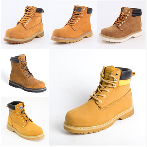 Zapatos de trabajo de cuero genuino de alta calidad con punta de acero - Product Image 5