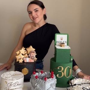 Colore oro 0-9 tutte le età ispessito numero acrilico buon compleanno torta Toppers decorazioni per torte forniture - Product Image 2