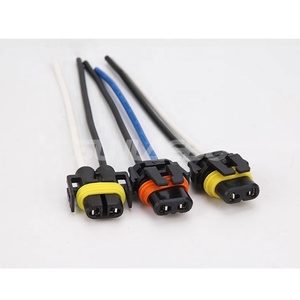 New H1 H4 H7 9005 9006 12V LED bóng đèn ổ cắm Nữ <span class=keywords><strong>adapter</strong></span> dây nịt nối cho ô tô đầu đèn - Product Image 3