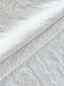 100% Bông Ren 3D Hoa Thêu In Bện Lưới Vải Cho Hàng May Mặc Buổi Tối Dresses Nhà Dệt May Nhà - Product Image 6